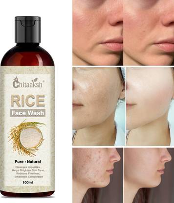 CHITAAKSH Rice  – Anti-Pollution & Deep Cleansing for Fresh, Bright Skin Face Wash