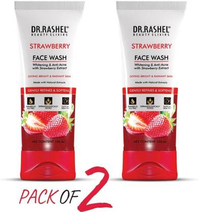 DR.RASHEL Strawberry with Berry Extracts for Soft & Smooth Skin | All Skin Types Face Wash