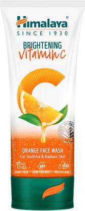HIMALAYA Brightening Vitamin C Orange , Brightening Face Cleanser, Remove Dull Skin Face Wash