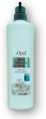 Opal Herbal Cleansing Milk– Deep Pore Cleansing, Nourishing & Hydrating, Enriched with Natural Extracts – Suitable for Face, Hands & Body Face Wash