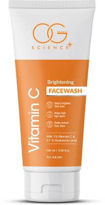 OG BEAUTY Science Vitamin C  - Radiant Skin with Advanced Antioxidant Formula for Daily Use. Face Wash
