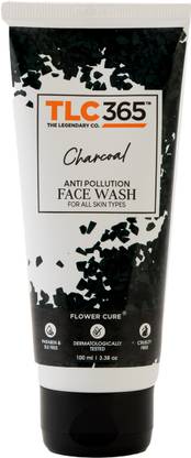 TLC 365 Charcoal Anti-Pollution : Deep Cleansing with Activated Charcoal, Prevents Acne Breakout Face Wash