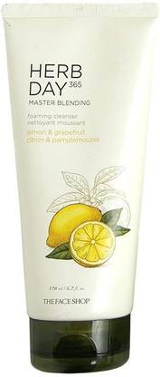 The Face Shop Herb Day 365 Cleansing Foam Lemon Face Wash