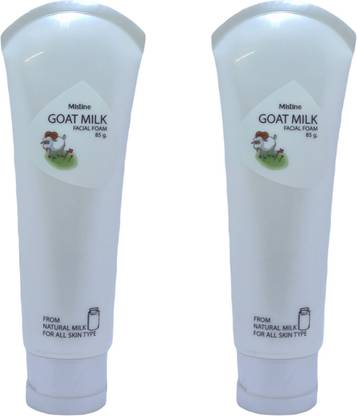 Mistine Goat Milk facial foam (Pack of 2, 85g Each) Face Wash