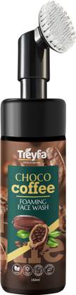 TREYFA Choco Coffee foaming face wash Anti aging, Deep exfoliation, Acne & Oil Control Face Wash