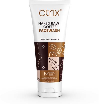 Otrix Naked Raw Coffee - Natural Exfoliating Cleanser for Vibrant Skin Face Wash