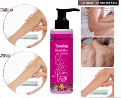 Rosevely Lightening Skin Brightening Exfoliating Polishing Glowing Moisturizing D-Tan Removal Face Wash