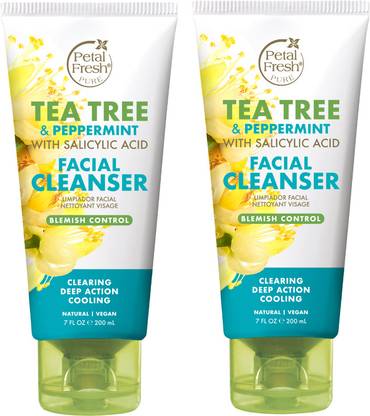 Petal Fresh Blemish Control Tea Tree & Peppermint Facial Cleanser Face Wash