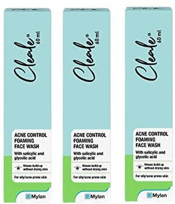 Cleale Foaming Face wash 60ml ( PACK OF 3 * 60ML ) Face Wash