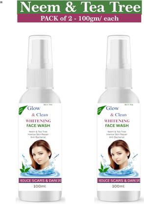 Buy TYA Glow & Clean Whitening , 100 ml x 2, Best Herbal Glow  Face Wash