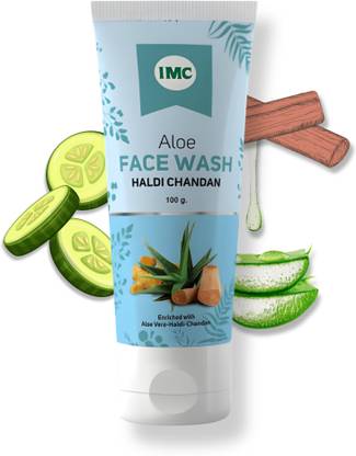 IMC Aloe  With Haldi Chandan | Prevents Acne, Pimples, Wrinkles & Tanning Face Wash