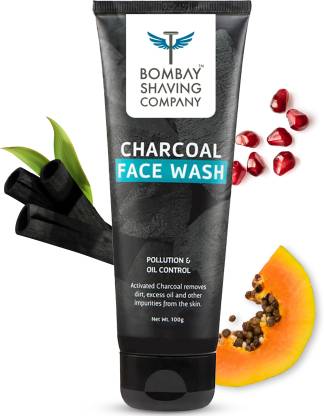 BOMBAY SHAVING COMPANY Removes Excess Oil & Dirt | Gives Glowing Skin for Men with Bamboo Charcoal Face Wash