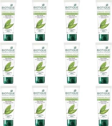 BIOTIQUE Morning Nectar Moisturize & Nourish - 50ml (Pack of 12) Face Wash