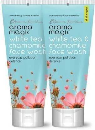 Aroma Magic Pack of 2 White Tea & Chamomile (100 ml) Face Wash
