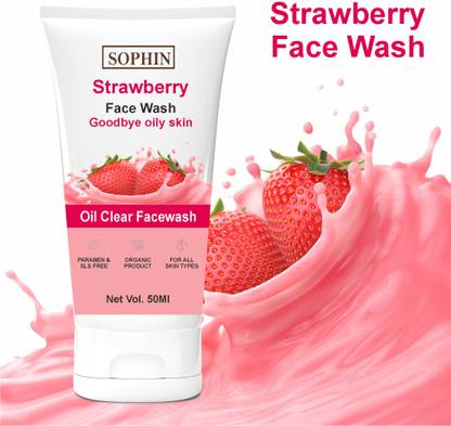 sophin Strawberry Blast ,Gentle Facewash Cleanser  Face Wash