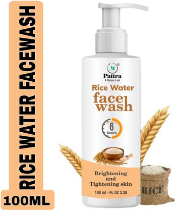 Pattra Rice Water Facewash For Anti Aging Dry Skin & Oily Skin Extract Rice Water Face Wash