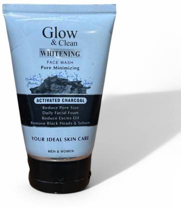 Glow & Clean Glow and Clean Activated Charcoal  – Deep Clean & Detox Face Wash