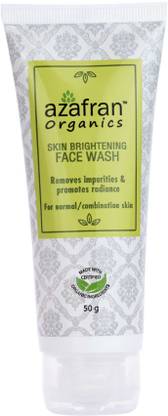 Azafran Organics Skin Brightening  Face Wash