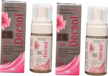 Dersol face wash pack of 2 Face Wash