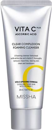 Missha VITA C PLUS CLEAR COMPLEXION FOAMING CLEANSER Face Wash