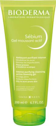 BIODERMA Gel Moussant Actif Intense Purifying Cleansing Foaming Gel Face Wash