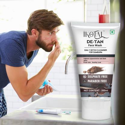 IKOTAL De Tan / Skin Radiance Formule for Men & Women, Sun Damage Skin Face Wash