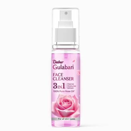 Dabur Gulabari Rose Glow Face Cleanser | For Cleaner, Balanced & Hydrated Skin Men & Women