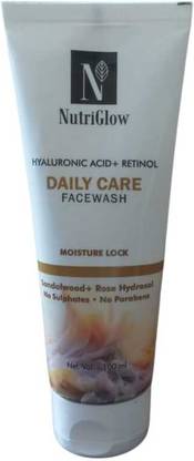 NutriGlow HUALURONIC ACID AND RETINOL DAILY CARE MOISTURE LOCK COMBO PACK Face Wash