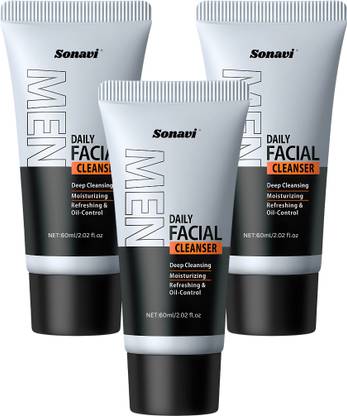 Sonavi Refreshing Cleanser for Men – Daily Use Formula | Face Cleanser with Fresh Touch Face Wash