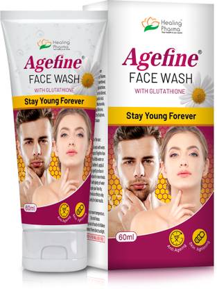 Agefine L-Glutathione ,Glycolic Acid & Niacinamide For Anti Aging Face Wash