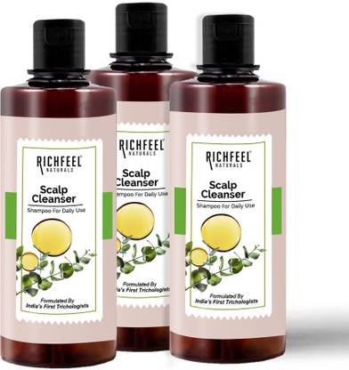 RICHFEEL Scalp Cleanser|Dandruff Control|Healthy Scalp|100 ml(Pack of 3) Face Wash