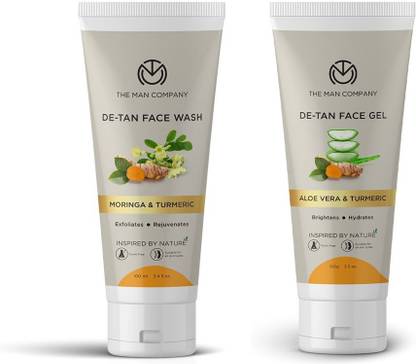 THE MAN COMPANY De-Tan Glow Up -  & Face Gel for Men Face Wash
