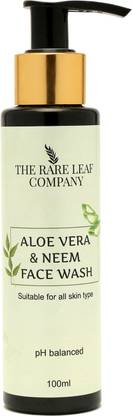THE RARE LEAF COMPANY Aloe Vera And Neem  Face Wash