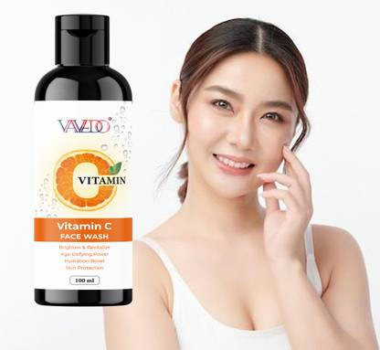 VAVEDO Vitamin C  – Paraben-Free Daily Cleanser for Radiant & Clear Skin Face Wash