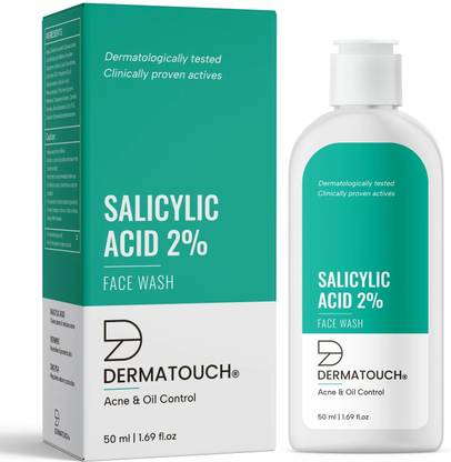 Dermatouch Salicylic Acid 2%  | For Acne & Oil Control |Suitable to All Skin Types Face Wash