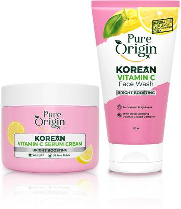 Pure Origin Serum Cream and ( Pack of 2 Face Wash