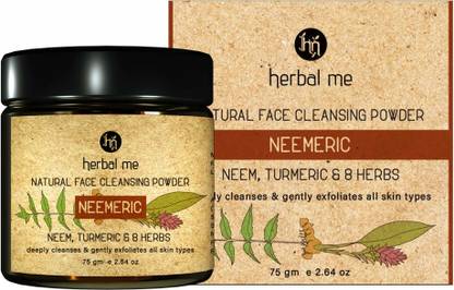 Herbal Me Neemeric - Natural Face Cleansing Powder (Soap - Free) Face Wash