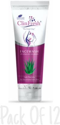 smartway wellness CLINFRESH FACEWASH | SKIN FAIRNESS | PACK OF 12*75GMS Face Wash