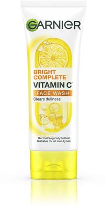 GARNIER Bright Complete VITAMIN C Facewash, 100g Face Wash