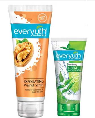 Everyuth Naturals Neem purifying & exfoliating walnut scrub Face Wash