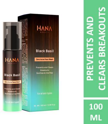 Hana Beauty Zero Acne  | Black Basil | Prevents Acne | Deep Cleanse | Oil Control Face Wash