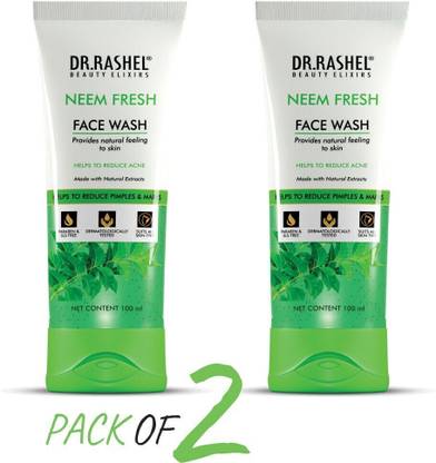 DR.RASHEL Neem with Natural Extracts for Clear & Acne-Free Skin | All Skin Types Face Wash