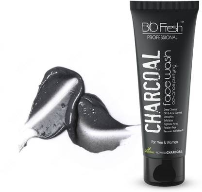 Biofresh Activated Charcoal Anti-Pollution  for Deep Pore Cleaning | Removes Dirt & Impurities | Suitable for Acne Prone Skin Face Wash