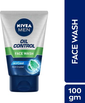 NIVEA Oil Control with Mint Crystal removes Excess Oil, Tight Pores, For All Skin Type Face Wash