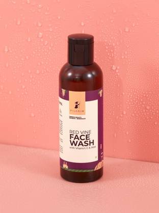 Pilgrim Red Vine  Cleanser for Anti Ageing | De-Pigmentation | Dark Spots Removal |Dry, Oily Combination Skin Face Wash