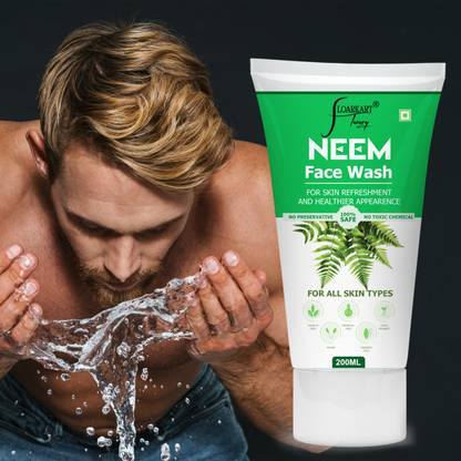 Floarkart Neem Acne  For Healthy & Hydrated| Refines Skin Tone| Men & Women Face Wash