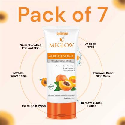 DOOMSDAY apricot scrub 70 g pack of 7 Face Wash