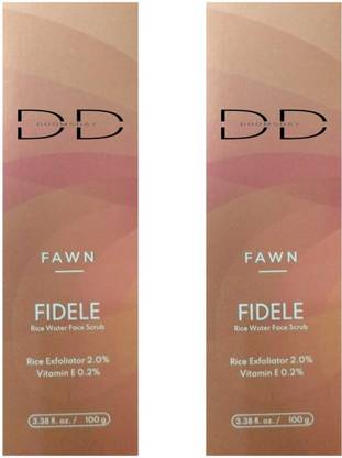 DOOMSDAY FIDELE RICE WATER FACE SCRUB FOR CLEASING SOFT & SMOOTH SKIN PACK OF 100g x 2 Face Wash