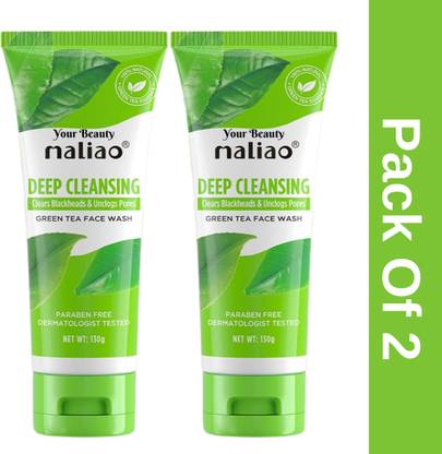 Your Beauty Deep Cleansing Green Tea  (Pack Of 2) Face Wash