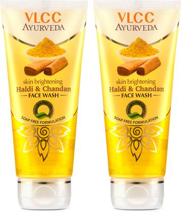 VLCC Ayurveda Skin Brightening Haldi & Chandan (Pack of 2) Face Wash